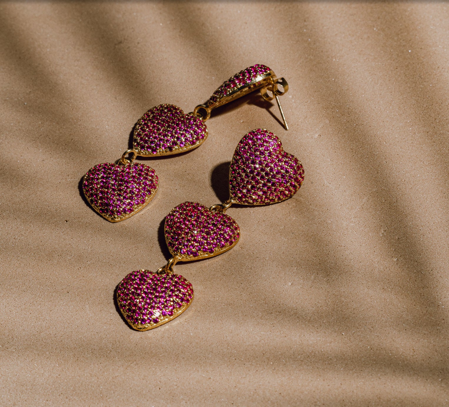 Heart Trail Earrings - Image 3
