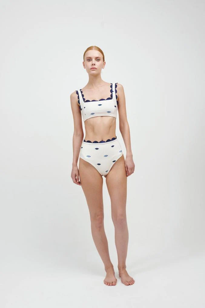 Kiss My Lips Bikini Top