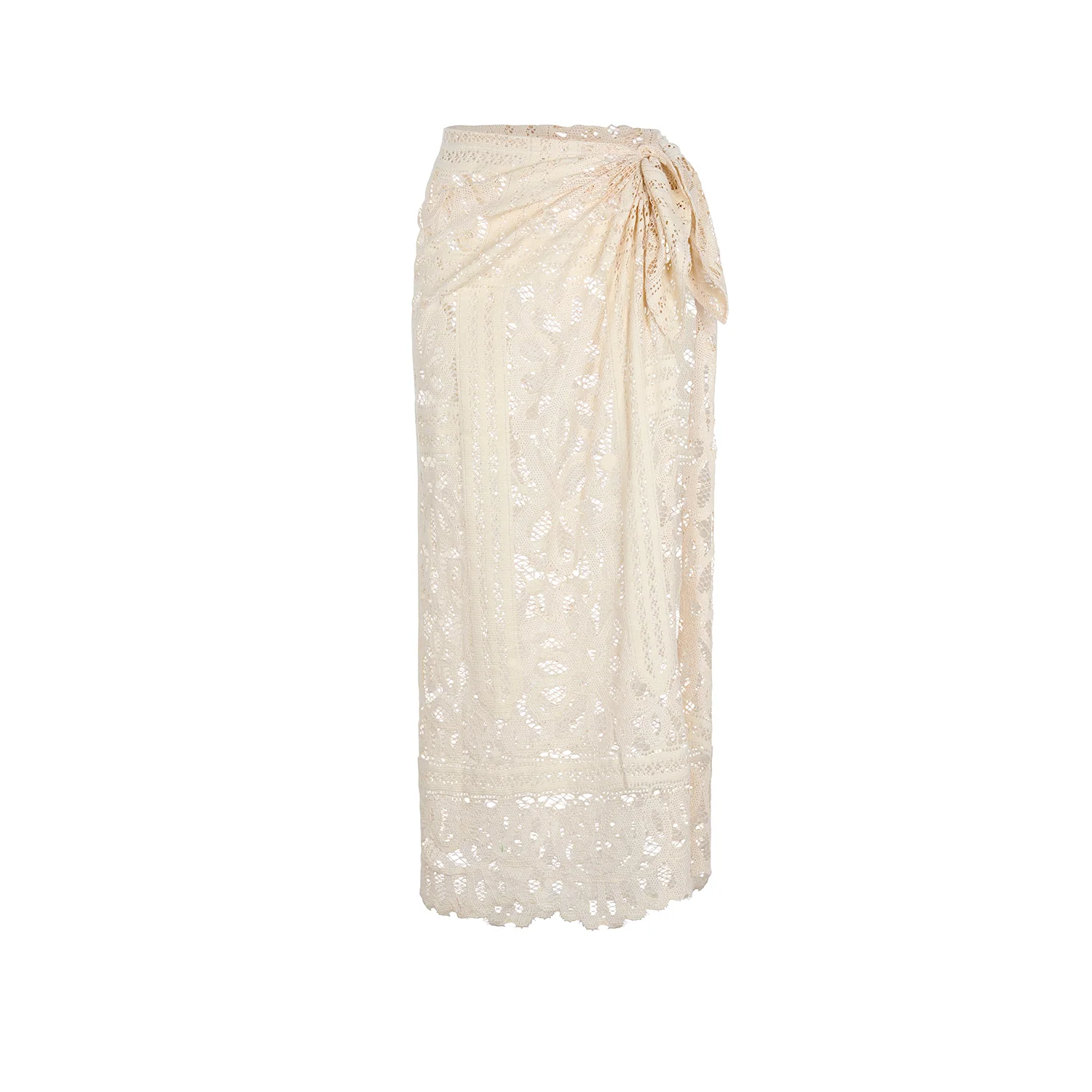 La Perle-507 Wrap Skirt - Image 4