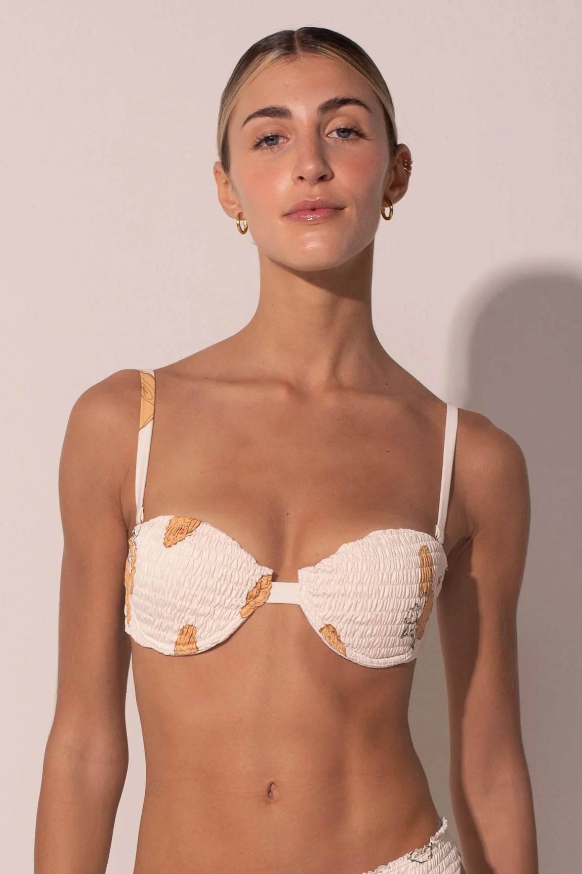 Le Citron Scrunchie Bikini Top